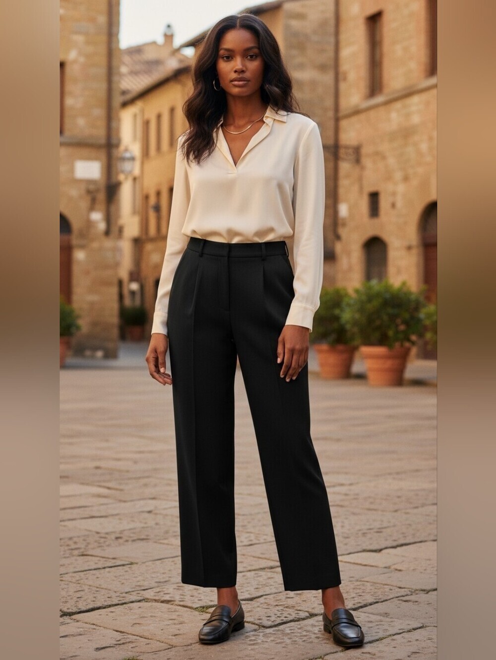Karen Scott Charcoal Black Dress Trousers Straight Leg Lined Petite 16P